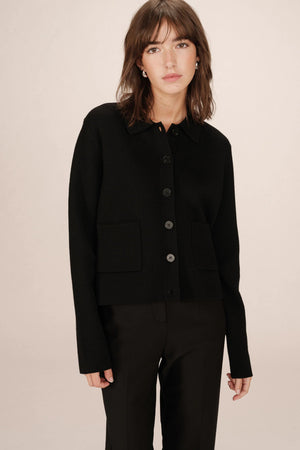 Grace & Mila Sailor Cardigan Noir