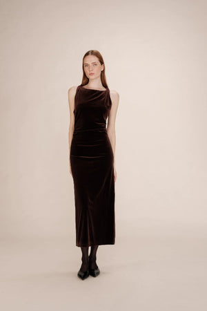 Grace & Mila Tivoli Dress Chocolate