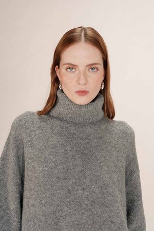 Grace & Mila Taxi Sweater Grey