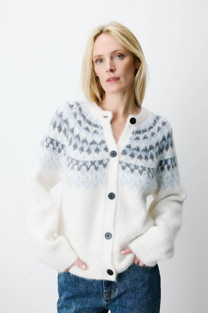Grace & Mila Alekio Cardigan Ivory