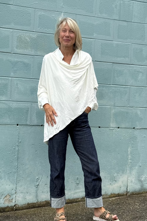 Gilmour Travel Poncho Ivory