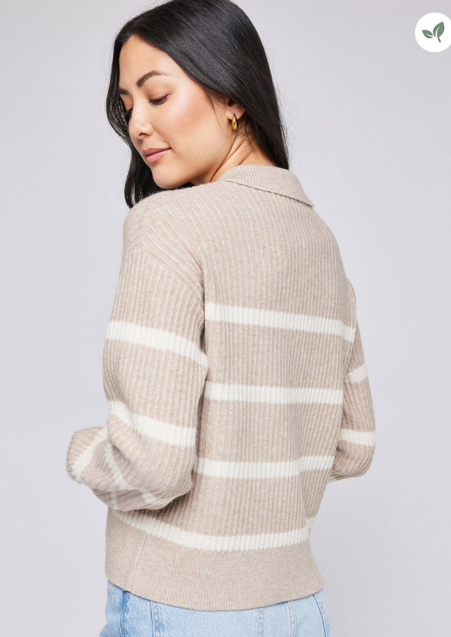 Gentle Fawn Beckett Pullover Oatmeal Stripe