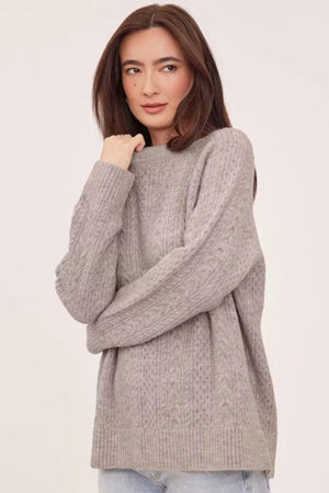 Gentle Fawn Lori Sweater Heather Pebble