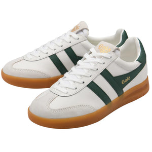 Gola Cyclone Leather White/Evergreen/Gum
