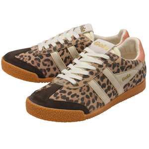 Gola Elan Safari Trainer Leopard/Mocha/Gold/Terracotta