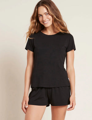 Boody Goodnight Sleep Tee Black