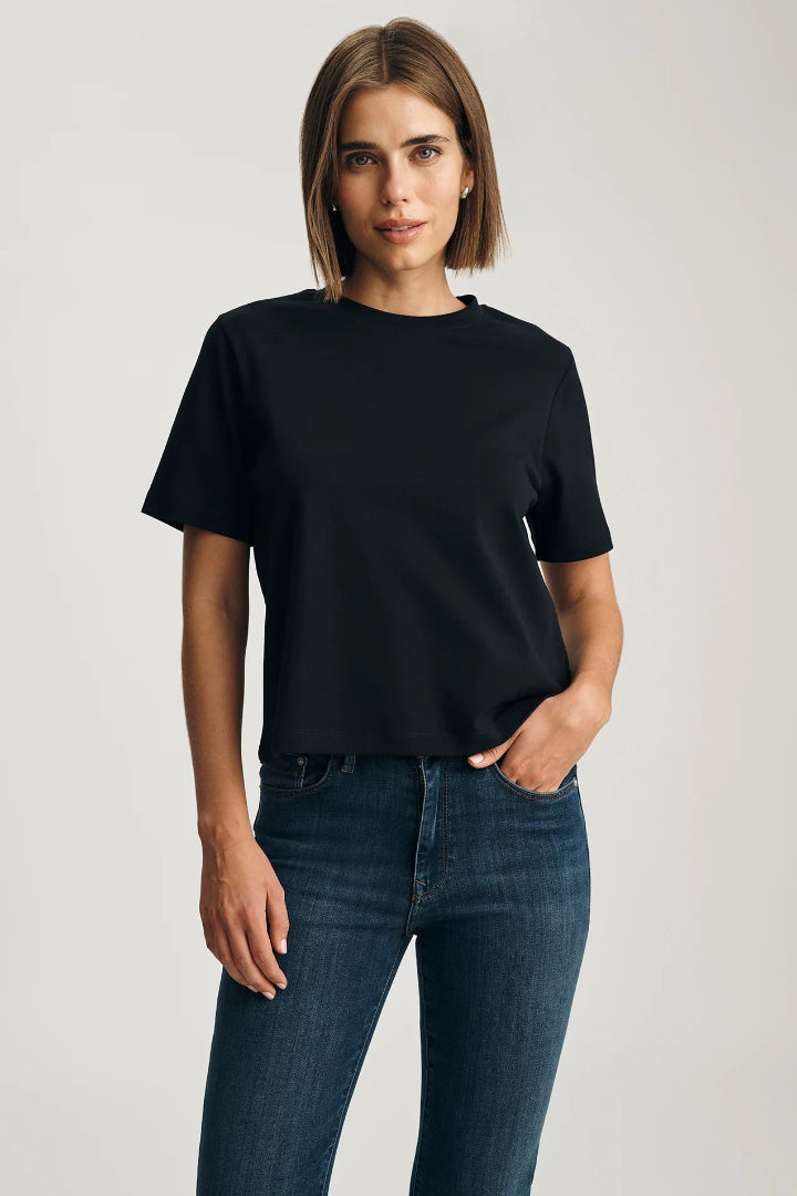 Mavi Audrey Interlock Crew Neck T Shirt