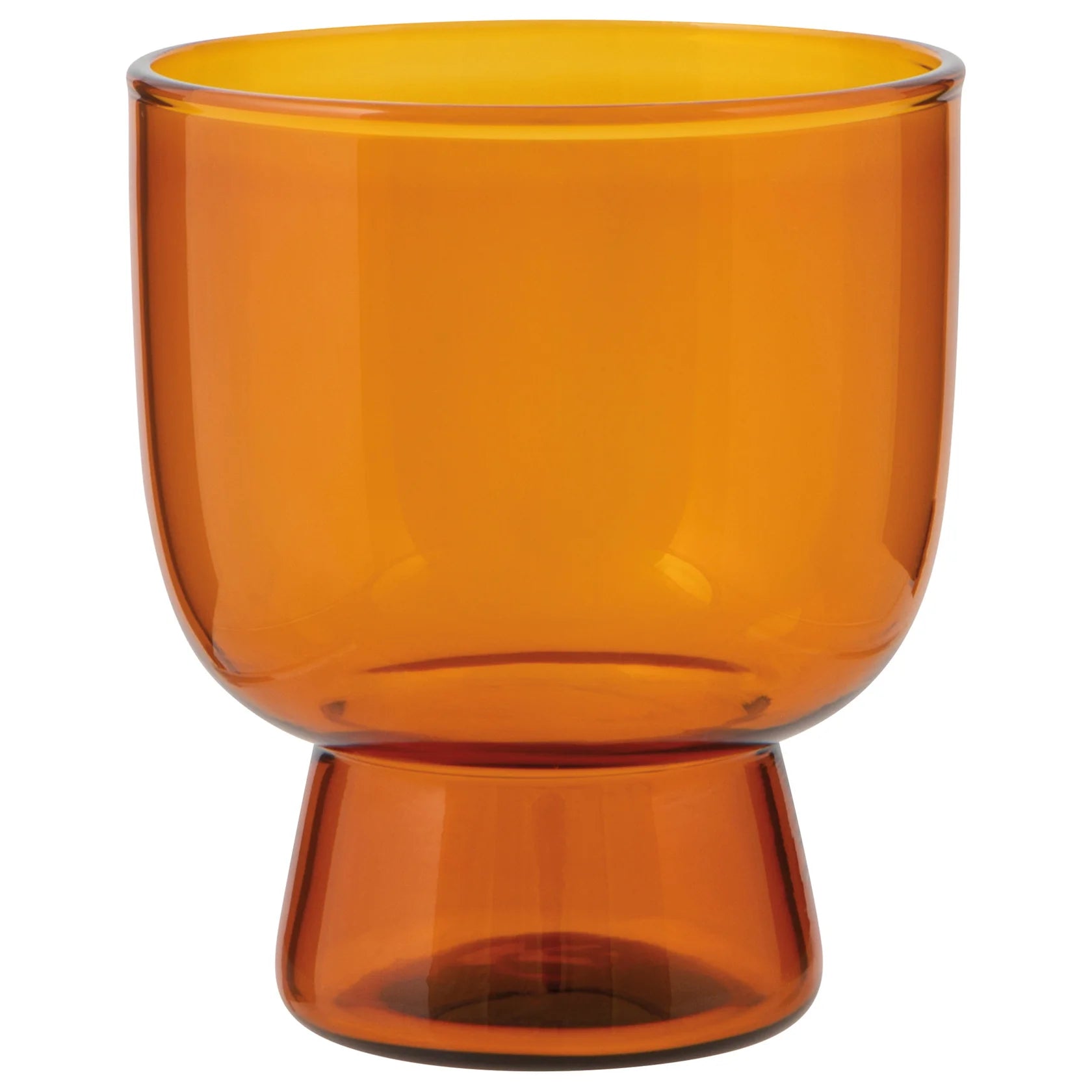 Heirloom Tumbler 7oz Pedestal Amber