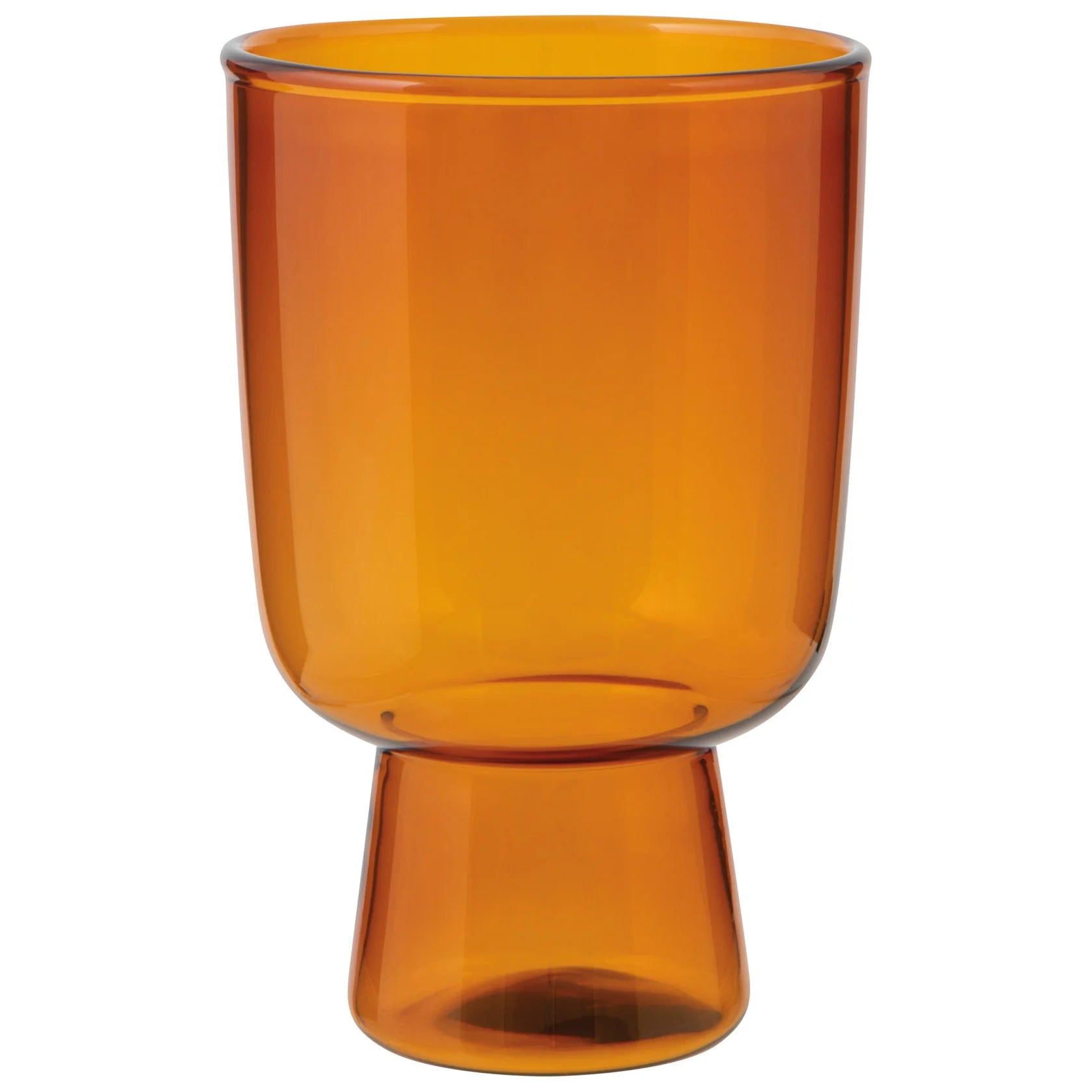 Heirloom Tumbler 11oz Pedestal Amber