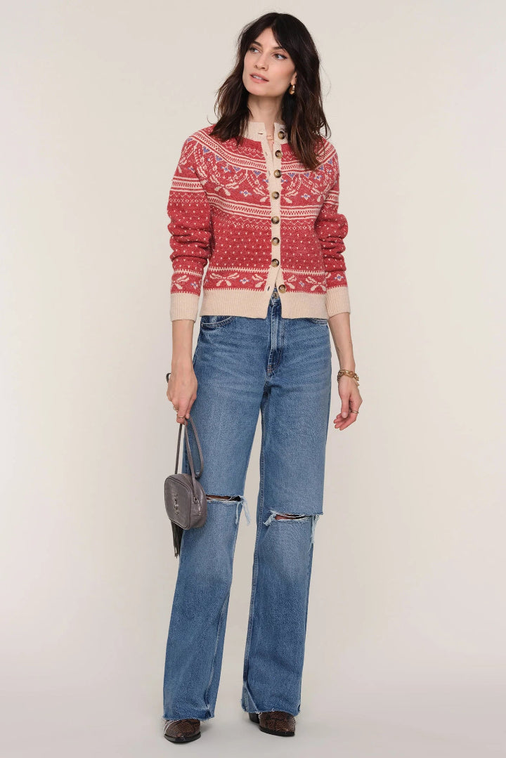 Heartloom Morrie Cardi Scarlet