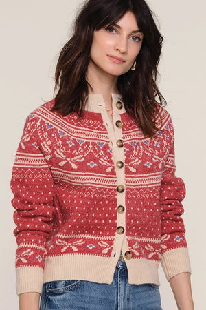 Heartloom Morrie Cardi Scarlet
