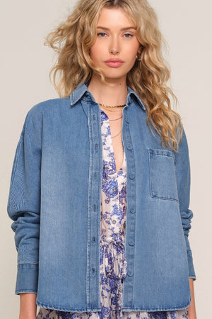 Heartloom Suzanne Shacket Ocean