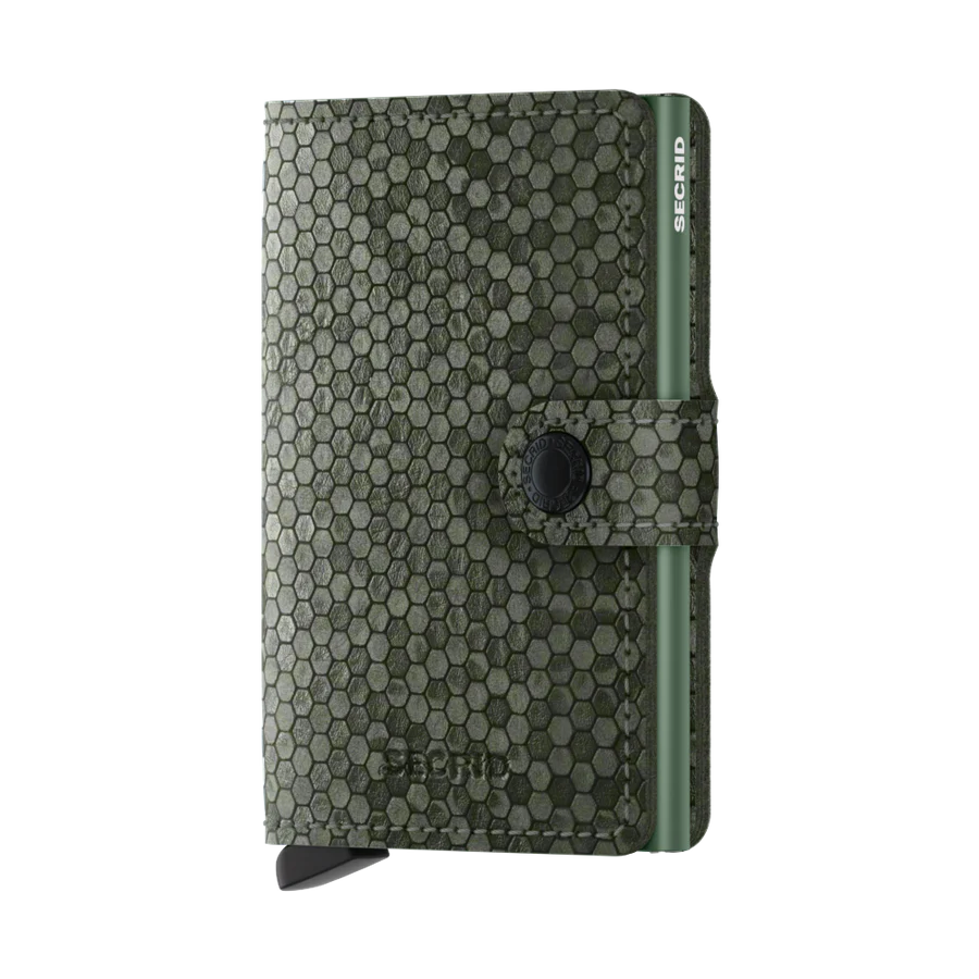 Secrid Mini Wallet Hexagon Green