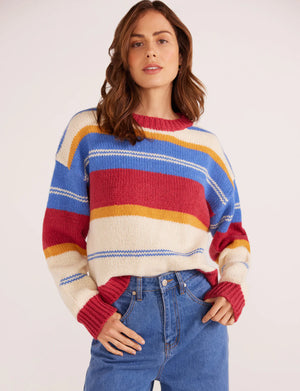 Mink Pink Dallas Knit Jumper Stripe