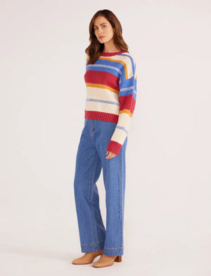 Mink Pink Dallas Knit Jumper Stripe