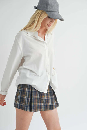 Sage the Label So Classic Button Up Shirt White