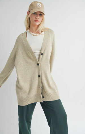 Sage the Label Sydney Oversized Cardi Natural