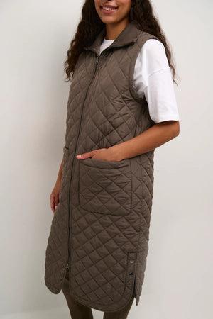 Kaffe KAseverina Quilted Waistcoat