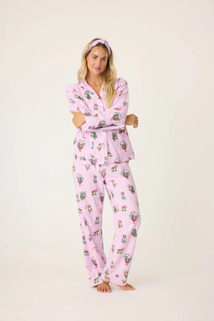 PJ Salvage Koality Holiday Flannel Pj Set with Matching Headband