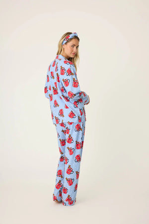 PJ Salvage Hug in a Mug Flannel PJ Set