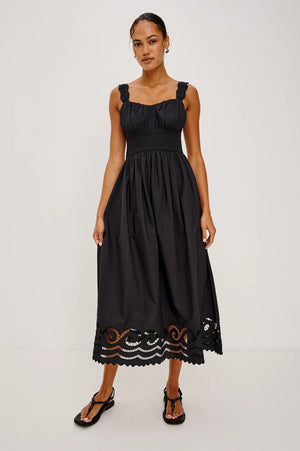Rails Anadia Dress Black Embroidery