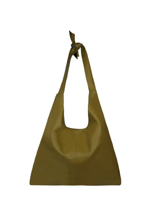 Risa Knot Tote Bag Olive Green