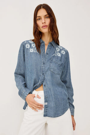 Rails Ingrid Shirt Fleur Embroidery