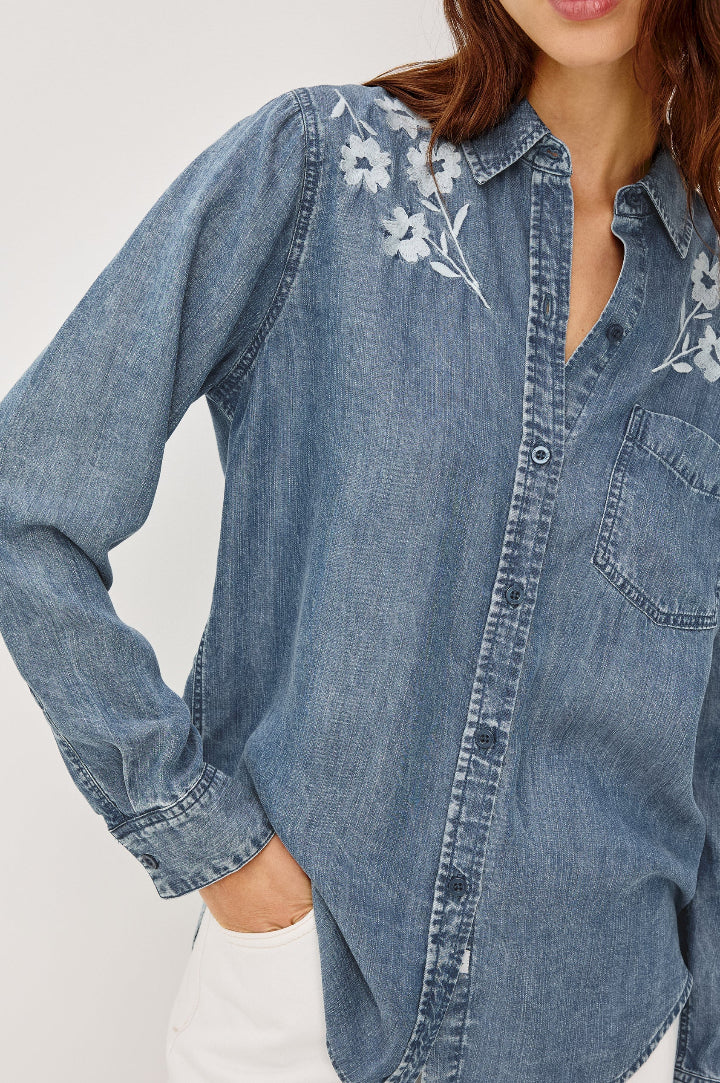 Rails Ingrid Shirt Fleur Embroidery