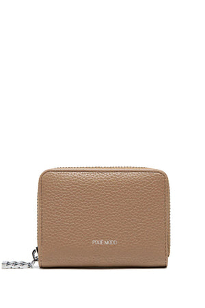 Pixie Mood Kimi Wallet Latte Pebbled