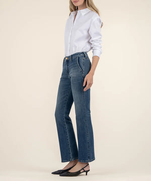 Kut from the Kloth Kelsey Mid Rise Ankle Flare Jeans Effectiveness