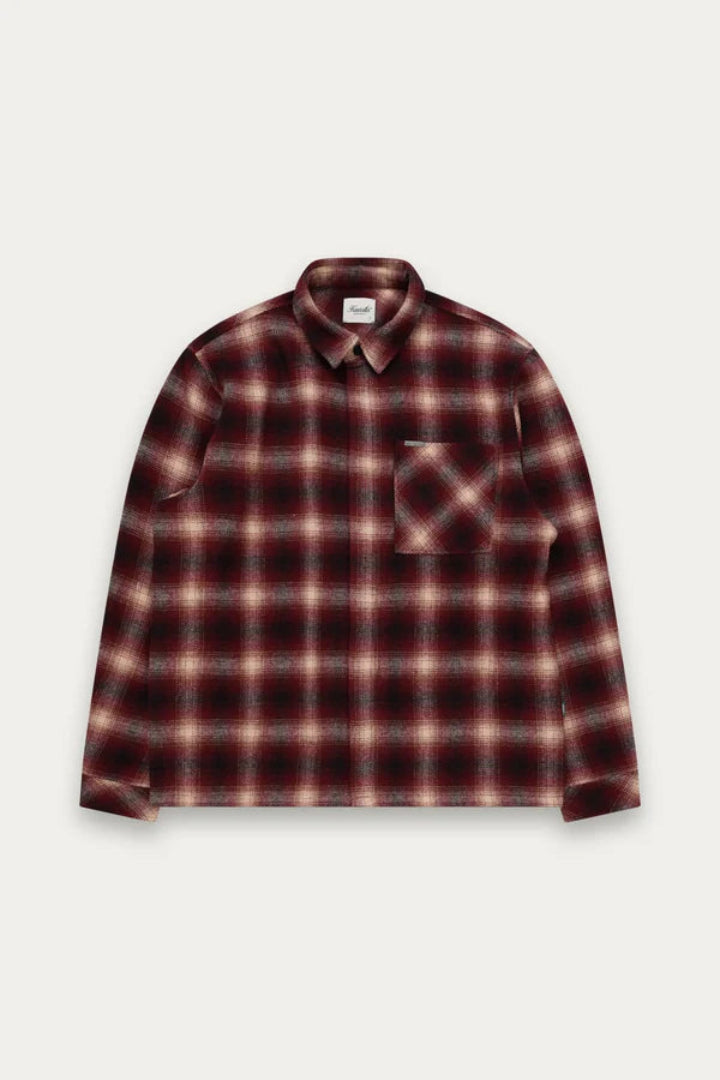 Kuwalla Plaid Pocket Shirt Red