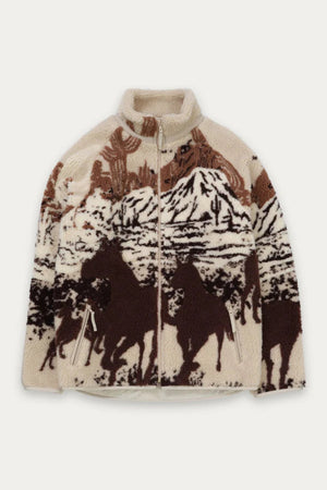 Kuwalla Printed Sherpa Fleece