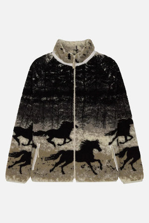 Kuwalla Wild Horses Fleece Jacket