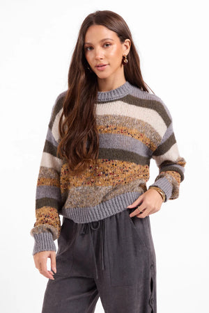 Sage The Label Daffodil Stripe Sweater Multi