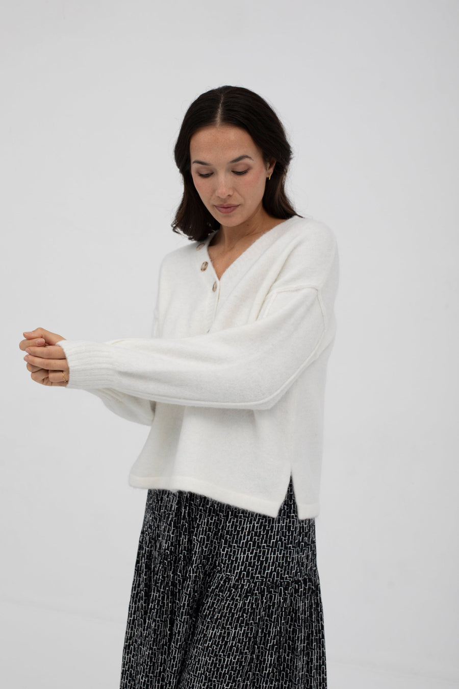 Mus & Bombon Lujan Jumper White