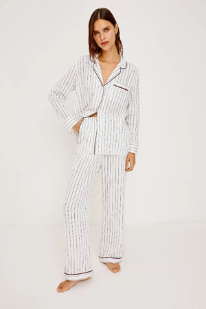Rails Luna Pajama Set Striped Lucky Horseshoes
