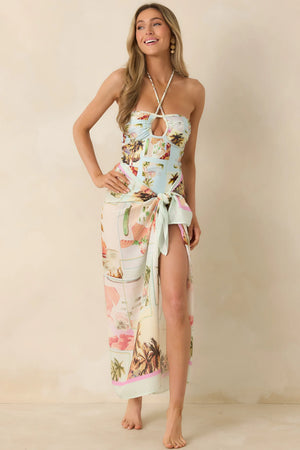 Mink Pink Dolce Sarong Post Card