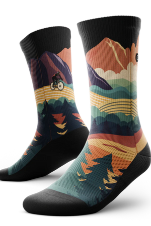 Outway Meandering Crew Sock