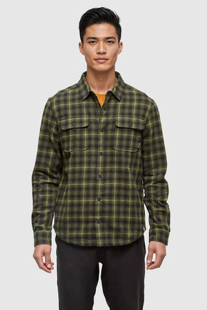 TenTree Kapok Flannel Colville Deep Olive/Creekside Plaid