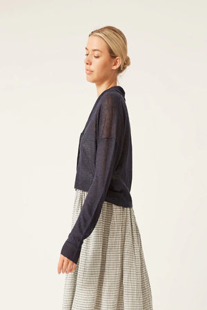 Naif Kendra Cardigan Navy
