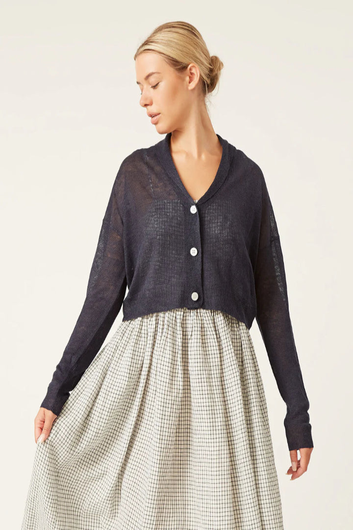 Naif Kendra Cardigan Navy
