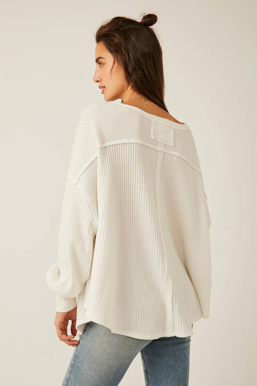 Free People Coraline Thermal Ivory