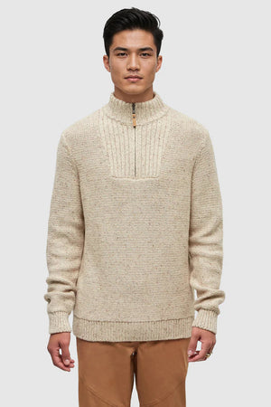 Ten Tree Conrad Sweater Warm Oak Nep