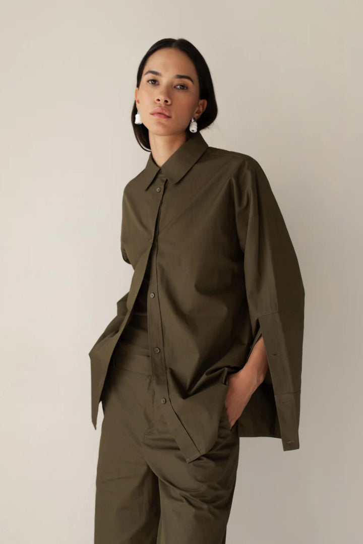 Paper Label Tanzi Placket Shirt