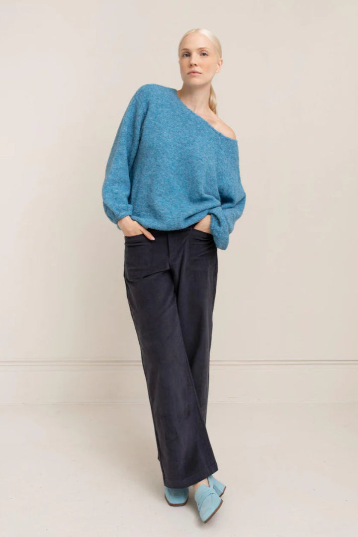 Paper Label Freya Sweater Vintage Blue