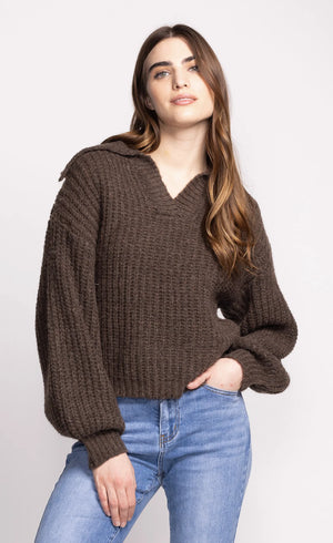 Pink Martini Sloane Sweater Brown