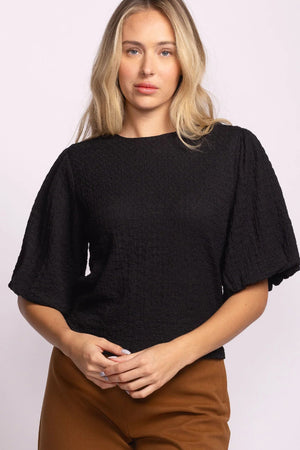 Pink Martini Lita Top Black