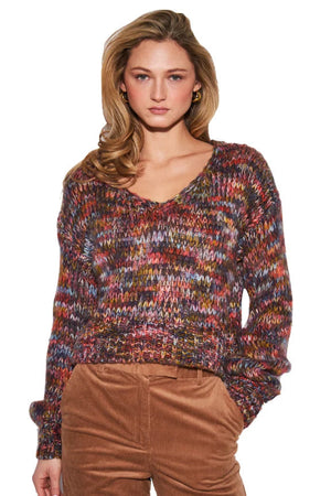 John & Jenn Rita Sweater Fall Foliage