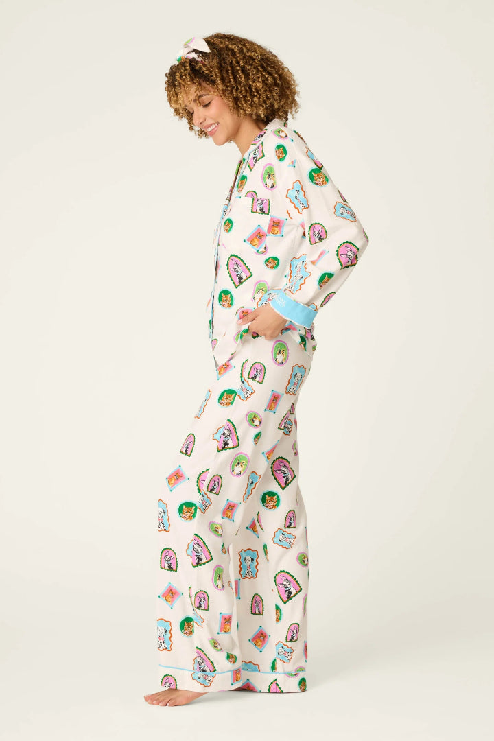 PJ Salvage Flannels Pet Portraits The Heritage Multi