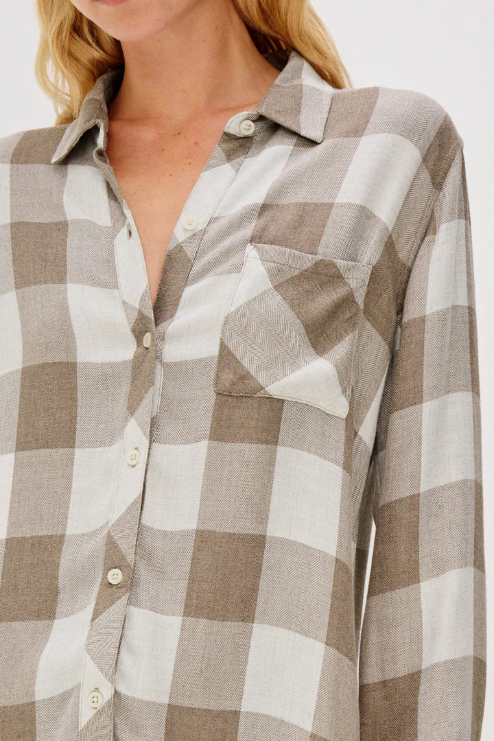 Rails Hunter Shirt Dove Brown
